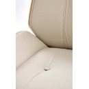 Кресло компьютерное HALMAR WEBSTER бежевый/орех